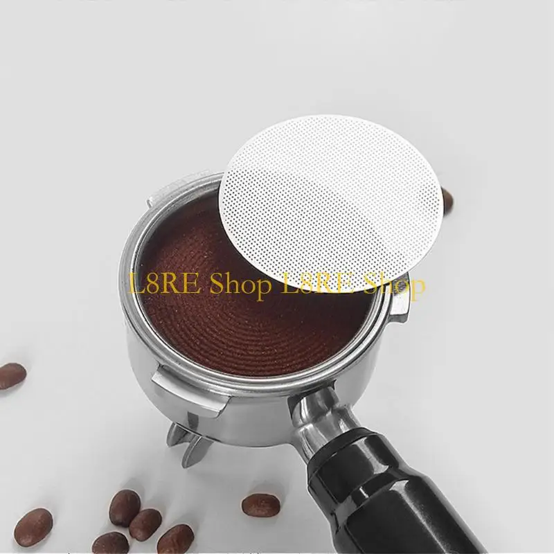 L8RE من الفولاذ المقاوم للصدأ فلتر مرشح لوحة قرص فلتر القهوة لمقبض إسبرسو #1