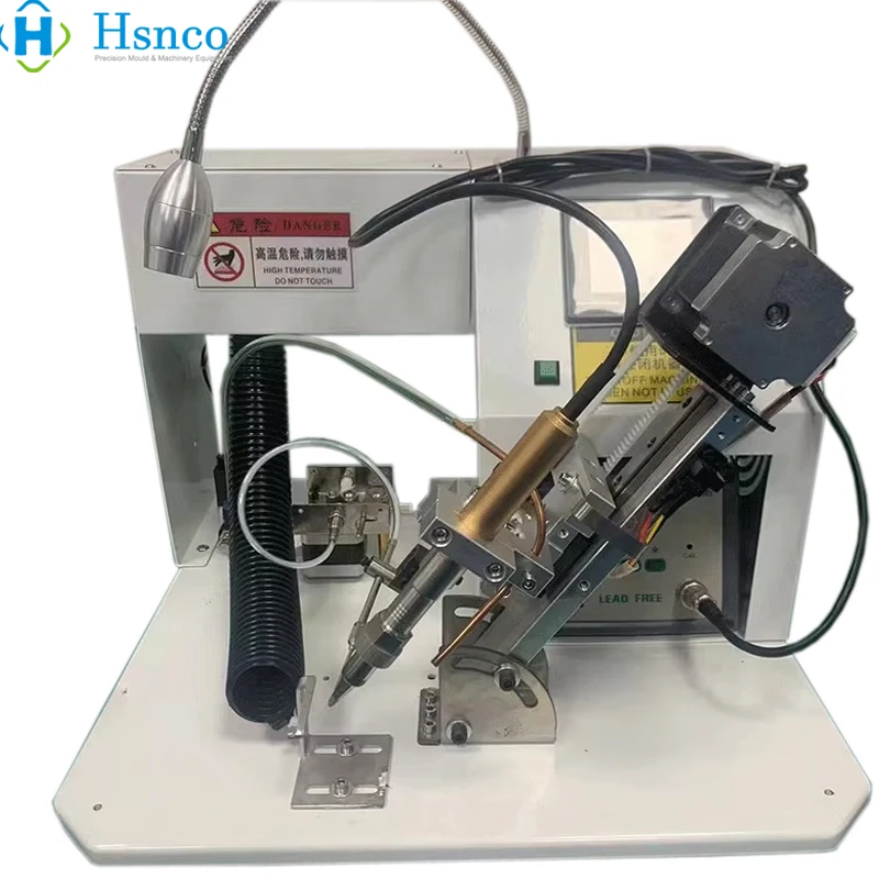 Electric Wire Spot Soldering Machine USB A/Micro USB/Type-C Cable Connector Tinning Machine with Angle & Vertical Modes view 6