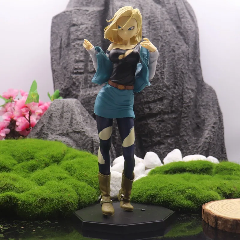 Amine Dragon Ball Lunch Android 18 Son Goku Piccolo Trunk Figurka akcji Zabawki 17-27 cm