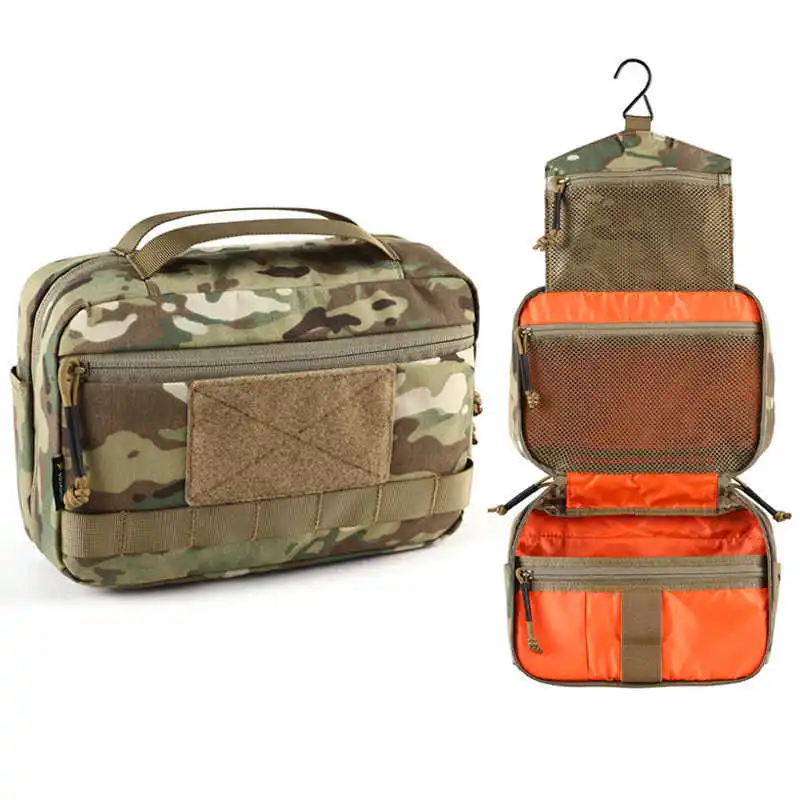 

Outdoor camouflage travel grooming bag, expanded accessories, equipment bag, miscellaneous bag, tactical small bag, Velcro