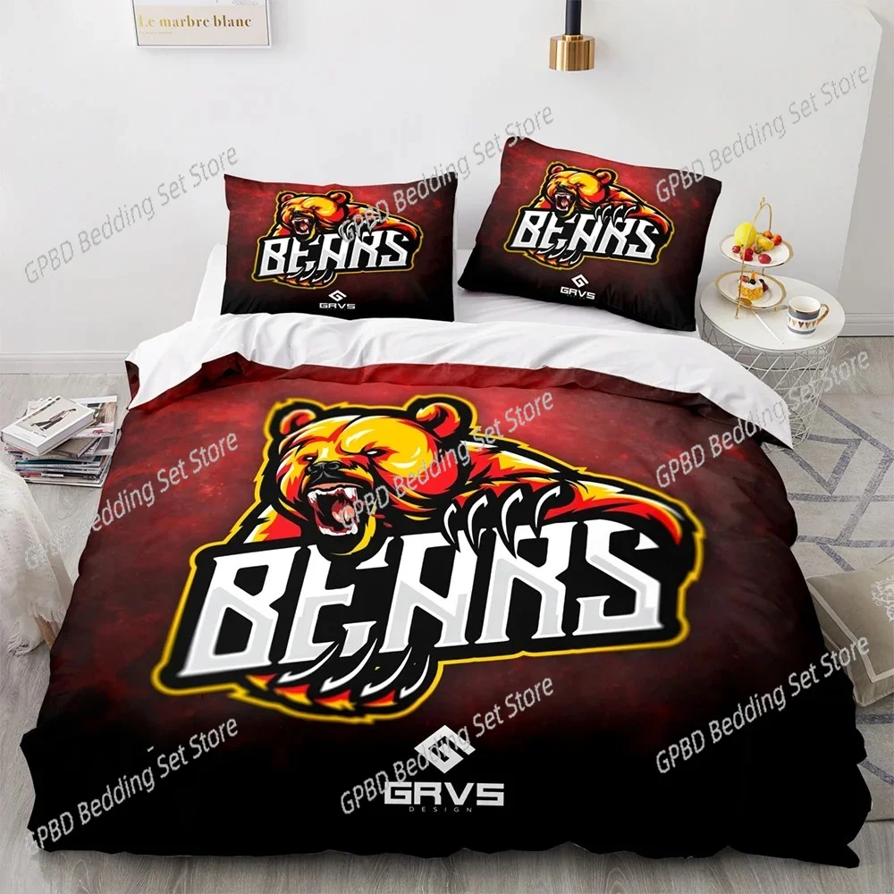 Fashion 3d Print Game Logo Bedding Set Duvet Cover Comforter Bed Set Quilt Cover Pillowcase King Queen Twin Size Boys Girl Adult