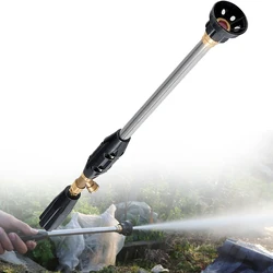 High Pressure Water Nozzle Sprayer Water Gun Garden Irrigation Sprayer Lawn Irrigation Nozzle Adjustable Misting Sprayer