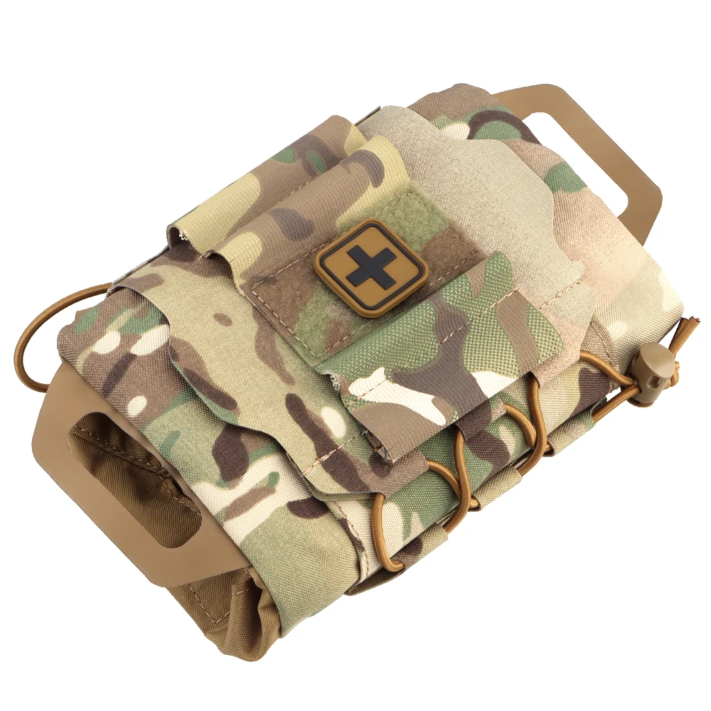 NEW Tactical Emergency First Aid Kit Rapid Deployment MOLLE Pouch IFAK Camping Survival Bag Outdoor Hunting Durable Medical Pack