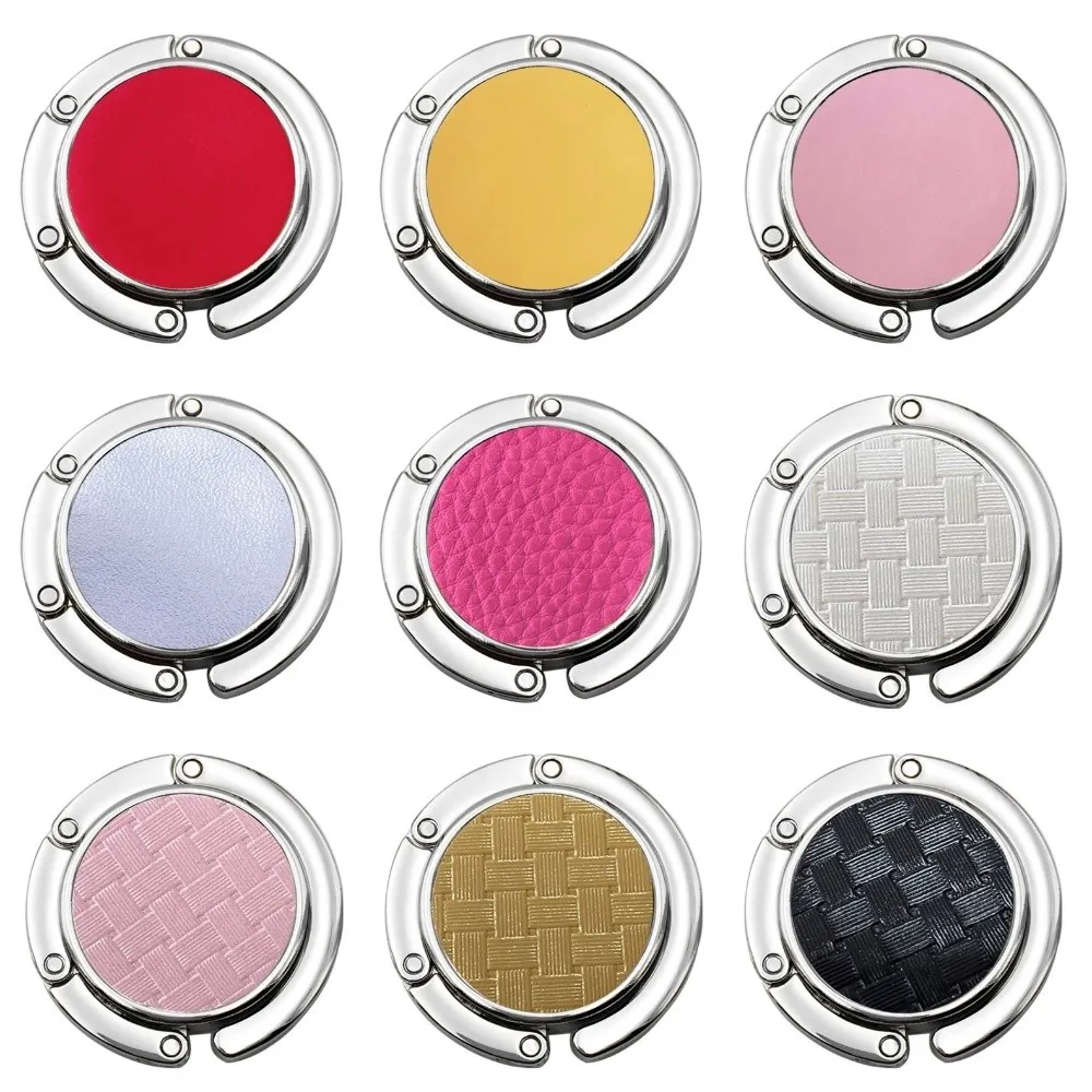 

НОВЫЙ Складной круглый крючок для сумок, портативная креативная вешалка для портфеля, прочная подставка для стола с мраморным узором, подарок для девочек