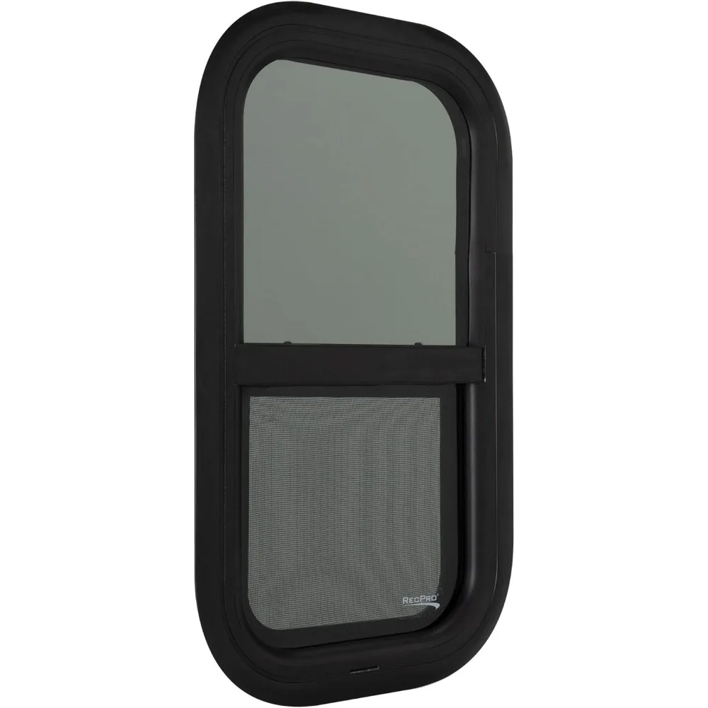 استبدال نافذة RV ذات الشريحة العمودية على شكل دمعة، 12 وات × 22 ساعة، مع مجموعة أدوات اختيارية 1.5