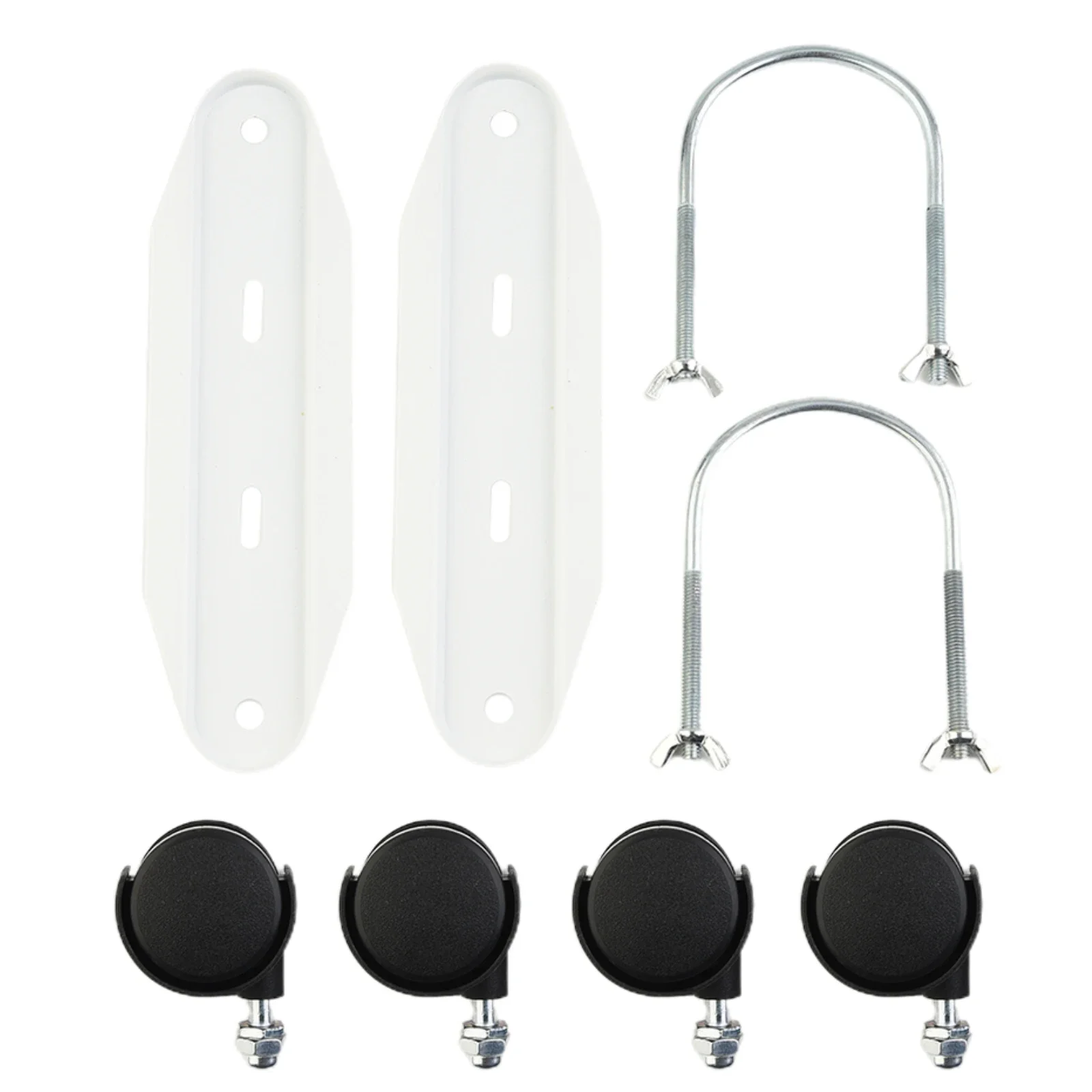 2x Casters Stand Radiator Pulley Oil Ting Hydroelectric Radiator Electric Heater Special Mobile Pulley Bracket Heating  Bracket