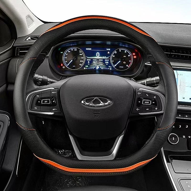 D شكل سيارة غطاء عجلة القيادة لشيري تيجو 5X 7 8 2020 -2023 3X 7 Plus 8 Plus Pro أريزو 5 Plus GT 2021 -2023 GX 2019-2023