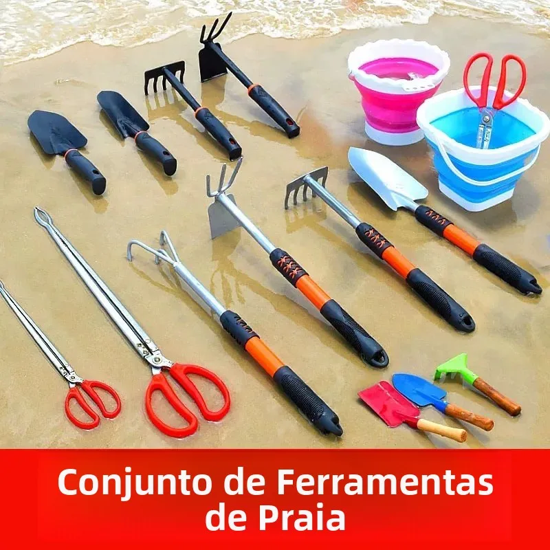 conjunto-completo-de-ferramentas-para-coleta-de-frutos-do-mar-equipamento-de-pesca-na-praia-equipamento-para-adultos-e-cria