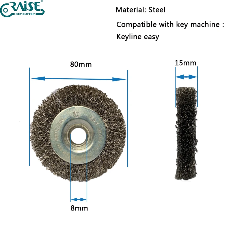 

Deburring Brush Compatible with KEYLINE EASY Key Machine