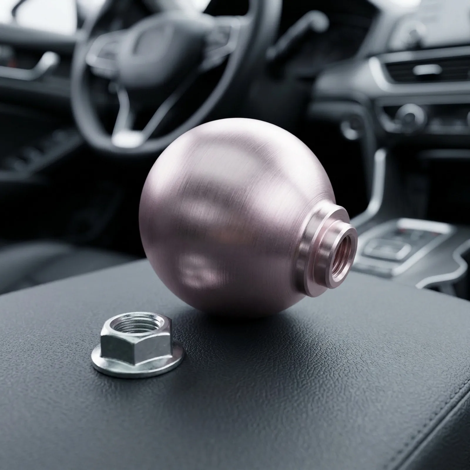 Shift Knob for Honda 5 Speed Manual Transmission Cars with M10x1.5 Thread Pattern for R Type Design in Aluminum Material