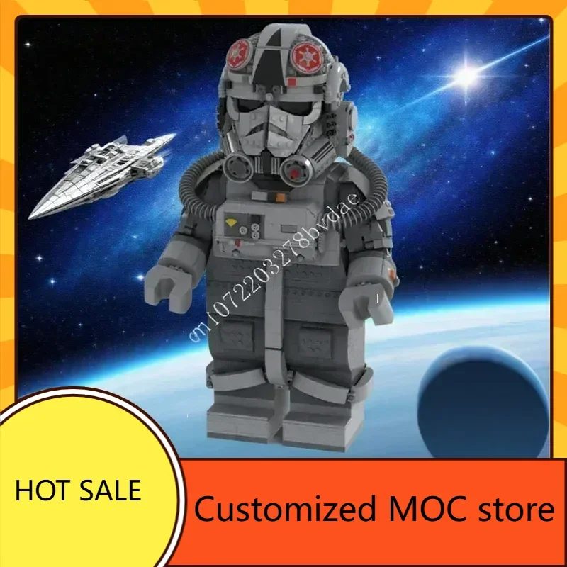 

2784 шт. AT-AT водитель мегафигурка космический набор MOC DIY сборная игрушка для детей космический корабль боевая архитектура Рождественский подарок для возраста