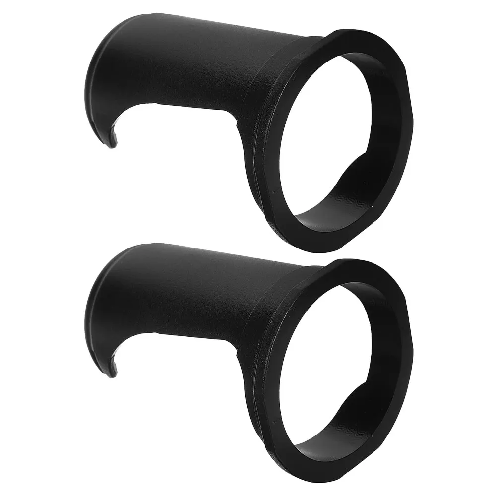 

2pcs Beard Brush Holder Shaving Rack Razor Stand Plastic Display Drying Man Grooming Tool Storage Black Portable