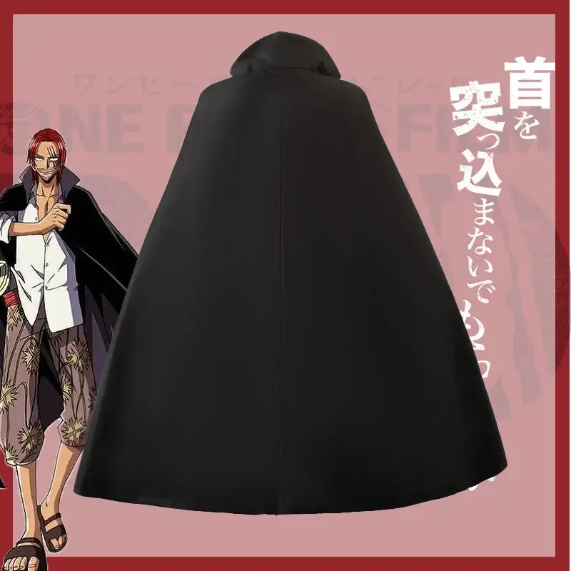 Shanks Redhead Cosplay Costumes One Shirt Pants Belt Cloak Coat Piece Red  Halloween Costume Men Party Role Play Outfit