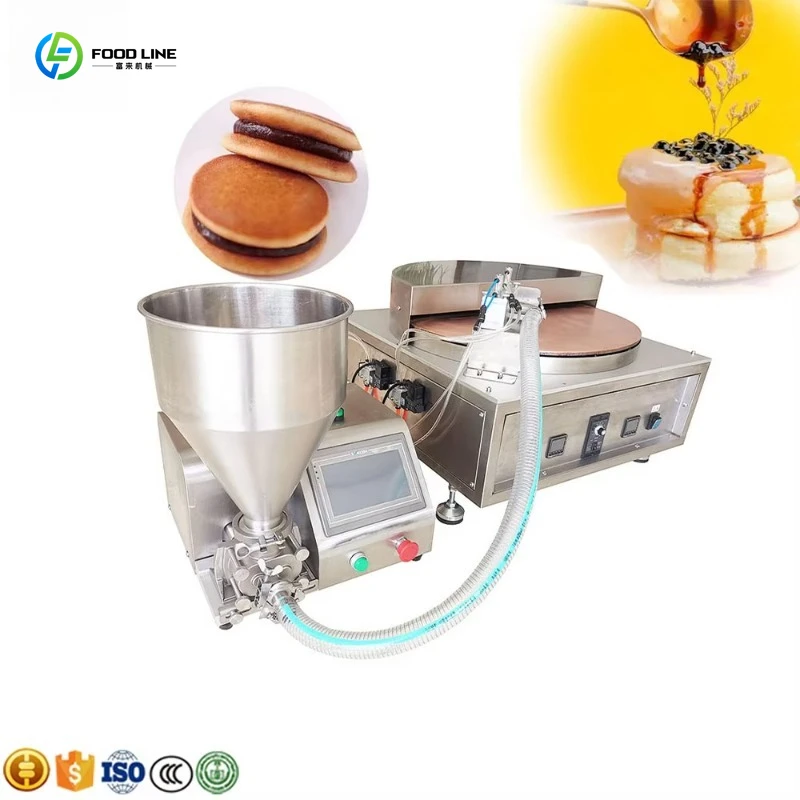 Customized Automatic Dorayaki Cake Machine Industrial Japanese Red Bean Pancake Production Line