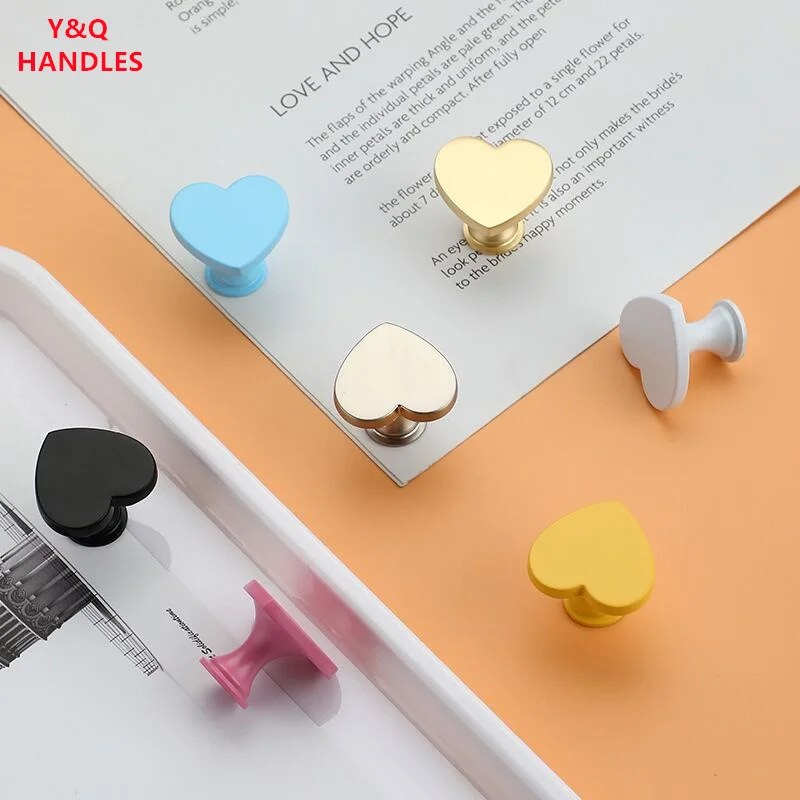 

Handles Drawer Cabinet Furniture Kitchen Handles for Cabinet Knob Door Drawer Furniture Kitchen Multicolour Love Type Cartoon