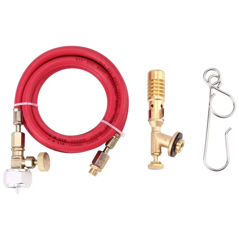 M12K-For Mapp Gas Turbo Torch Plumbing Turbo Torch With Hose For Solder Propane Welding Kit