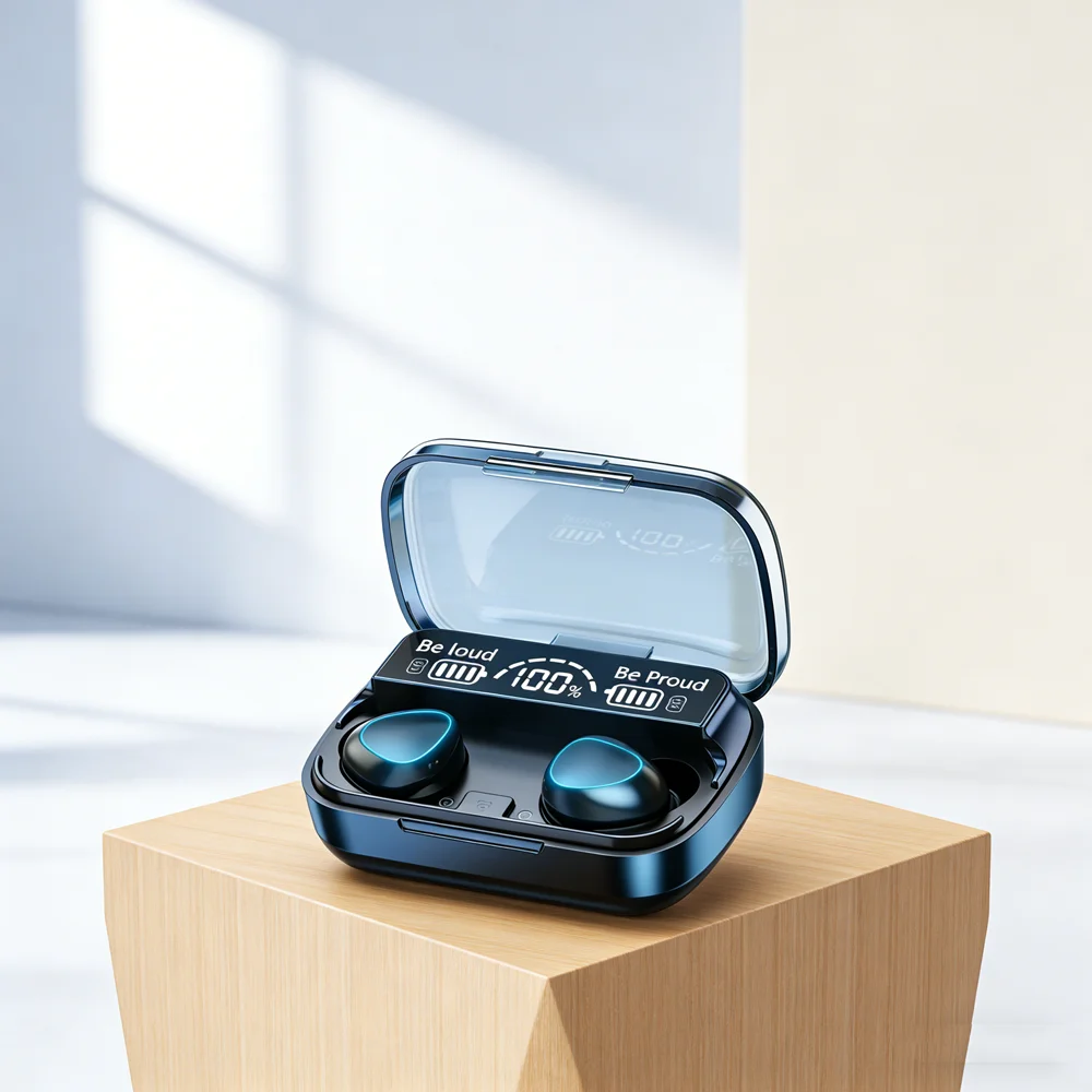 BluetoothハンズフリーLEDディスプレイヘッドセット - Telephone Headset Office のレビューと価格