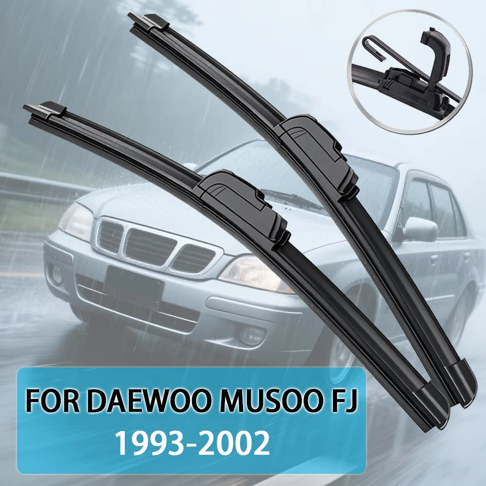 

For Daewoo Musoo FJ 1993-2002 20''+18'' Car Wiper Blade Front Wipers Fit U Hook Arm Windscreen Auto Wiper Blades