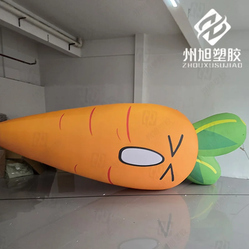 Inflatable carrot air mold carrot mascot fake shopping mall square festival art exhibition advertising props