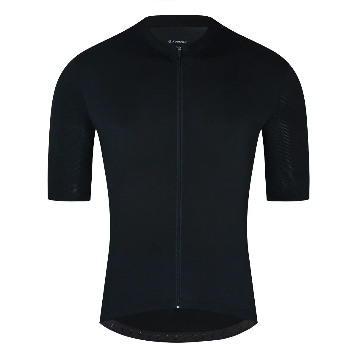 FUALRNY Black 2024 Cycling Jersey Anti-Pilling Eco-Friendly Bike Clothing Road Team Bicycle Wear Shirts shipped within 24 hours