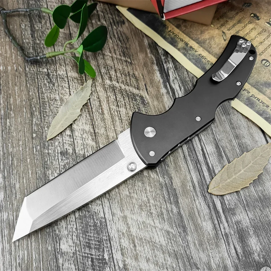 Folding Knife Tanto Blade High Quality D2 Blade T6 Aluminum Handle Pocketknife Outdoor EDC Survival Hiking Hunting Cutting Knife