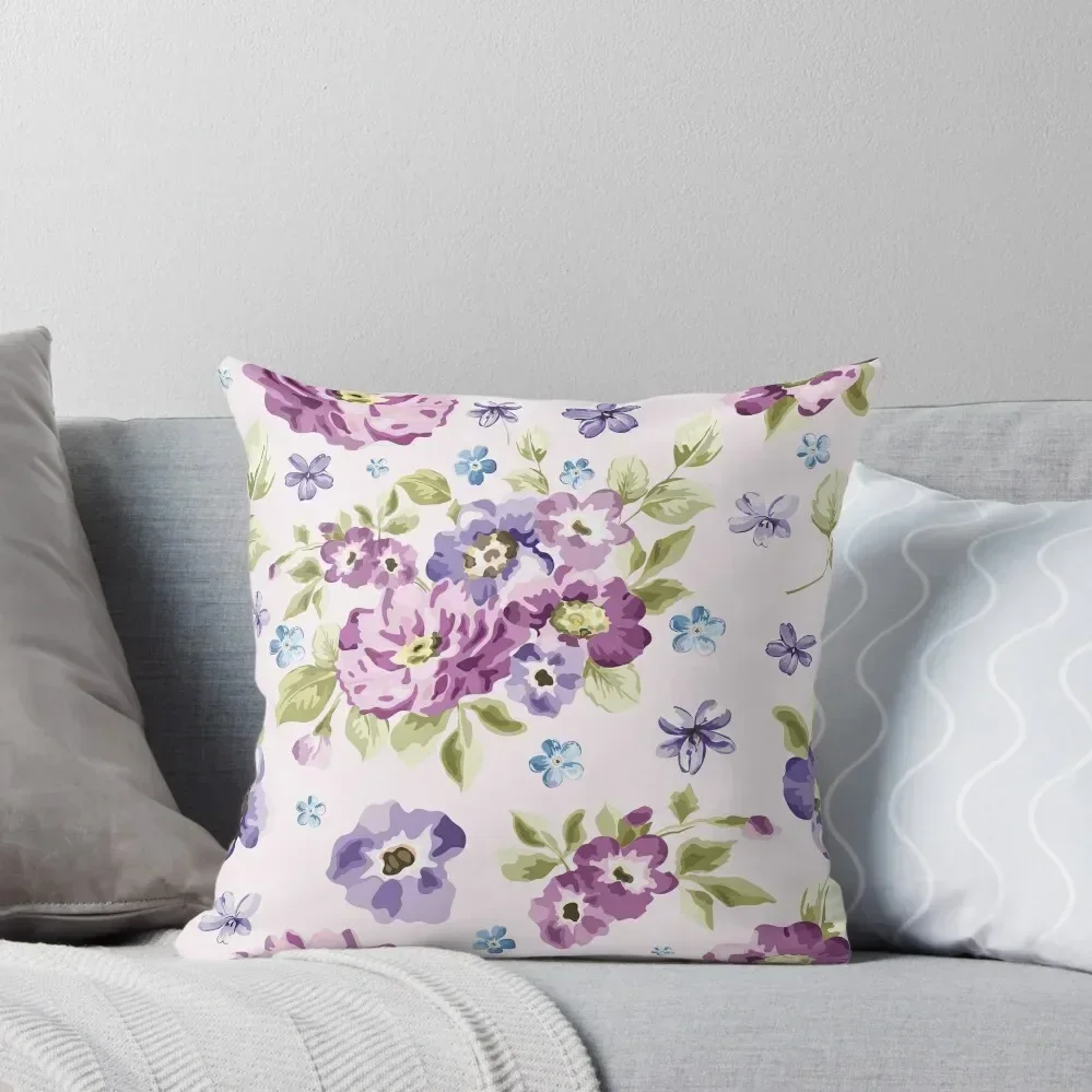 

Vintage Romantic Flowers Throw Pillow Pillowcases For Pillows Pillow Cases Decorative Cushions For Sofa pillow