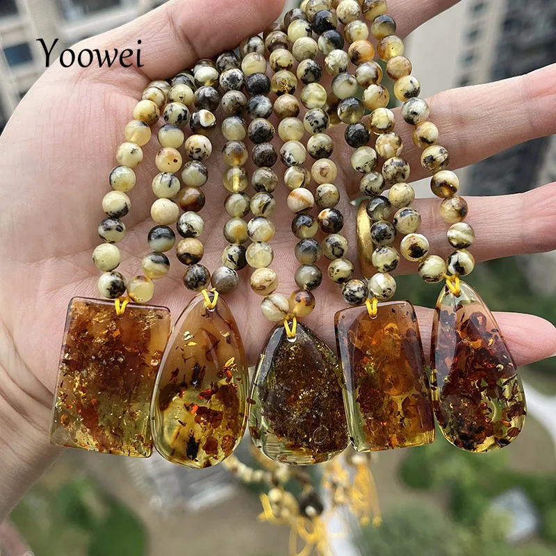 

5,6 мм 100% оригинальное янтарное ожерелье для унисекс, натуральный камень, круглые бусины, браслет, новый настоящий цветочный кулон, ювелирные изделия, оптовая продажа
