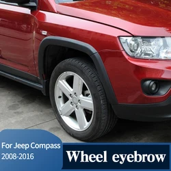 Mudguards ForJeep Compass 2008 To 2012 2013 2014 2015 2016 Wheel Eyebrow Car Mudflaps Mud Flaps Splash Guards Front Rear Fender