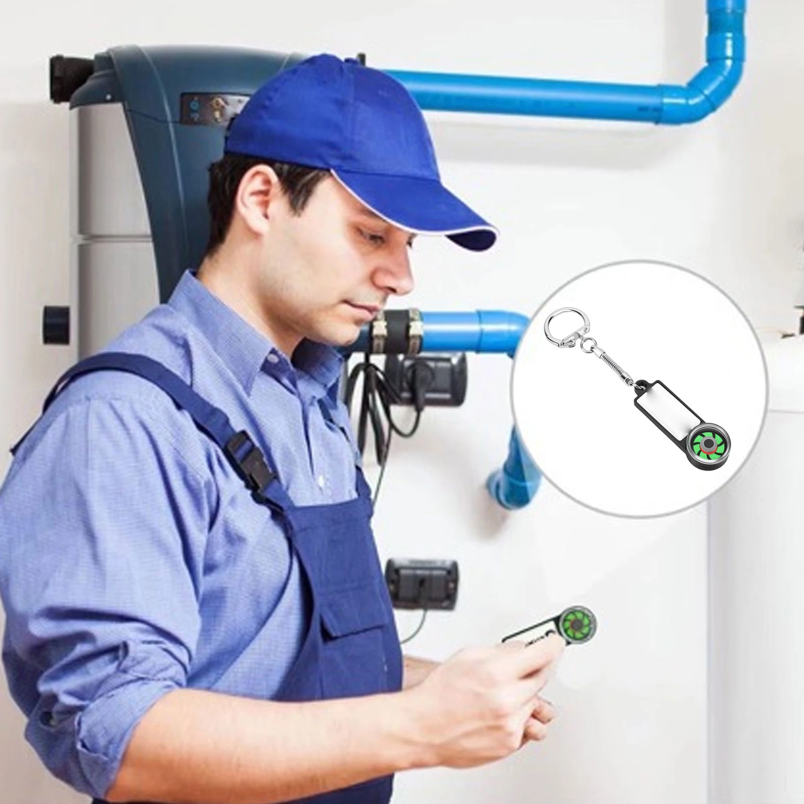 AC Fields Detector Solenoid Tester Solenoid Tester Portable Motor Rotation Detector AC Coil Testing Tool for Circulating Pumps