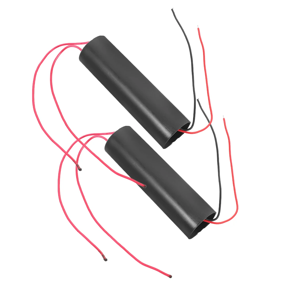 

2PCS High Voltage Transformer Module Voltage Conversion Black Plastic Boost Inverter Power Generator 3 6V Multiplier