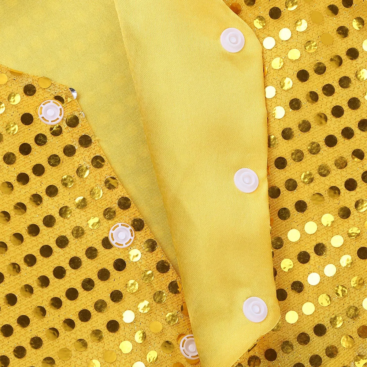 Jazz Dance Boys Girls Glitter Sequined Vest Waistcoat Hip Hop Dance Party Street Show Choir Performance Costume Vest Outerwear image 5