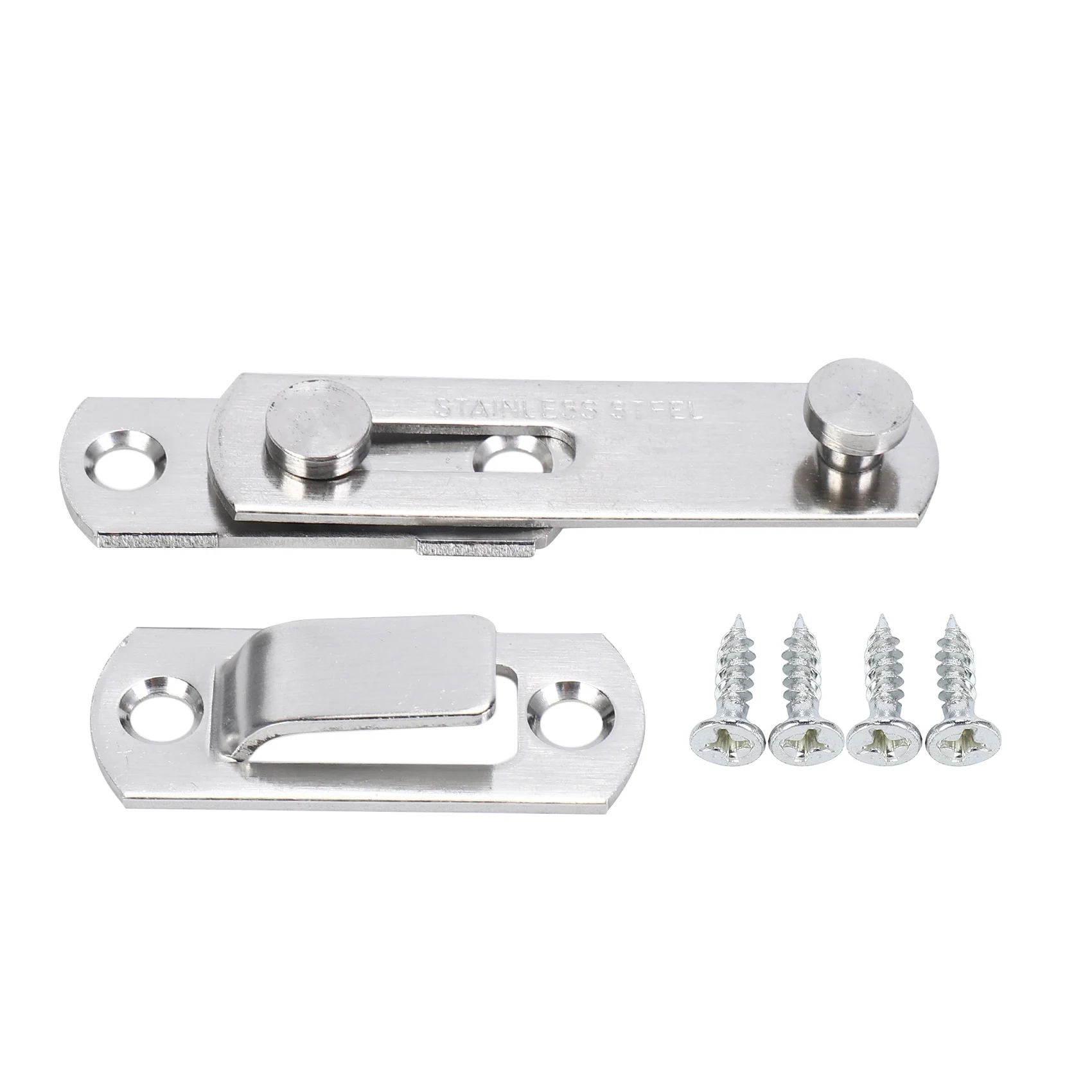 Hasp Latch METAL Hasp Latch Lock Sliding Door Lock for Window Cabinet Fitting