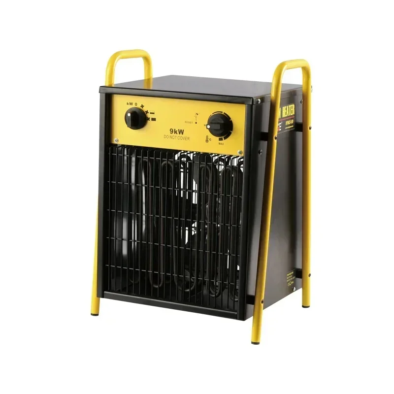 

Adjustable 9000w 400v Heating Element Metal Structure Industrial Fan Heater 3S Fast Heating For Sale