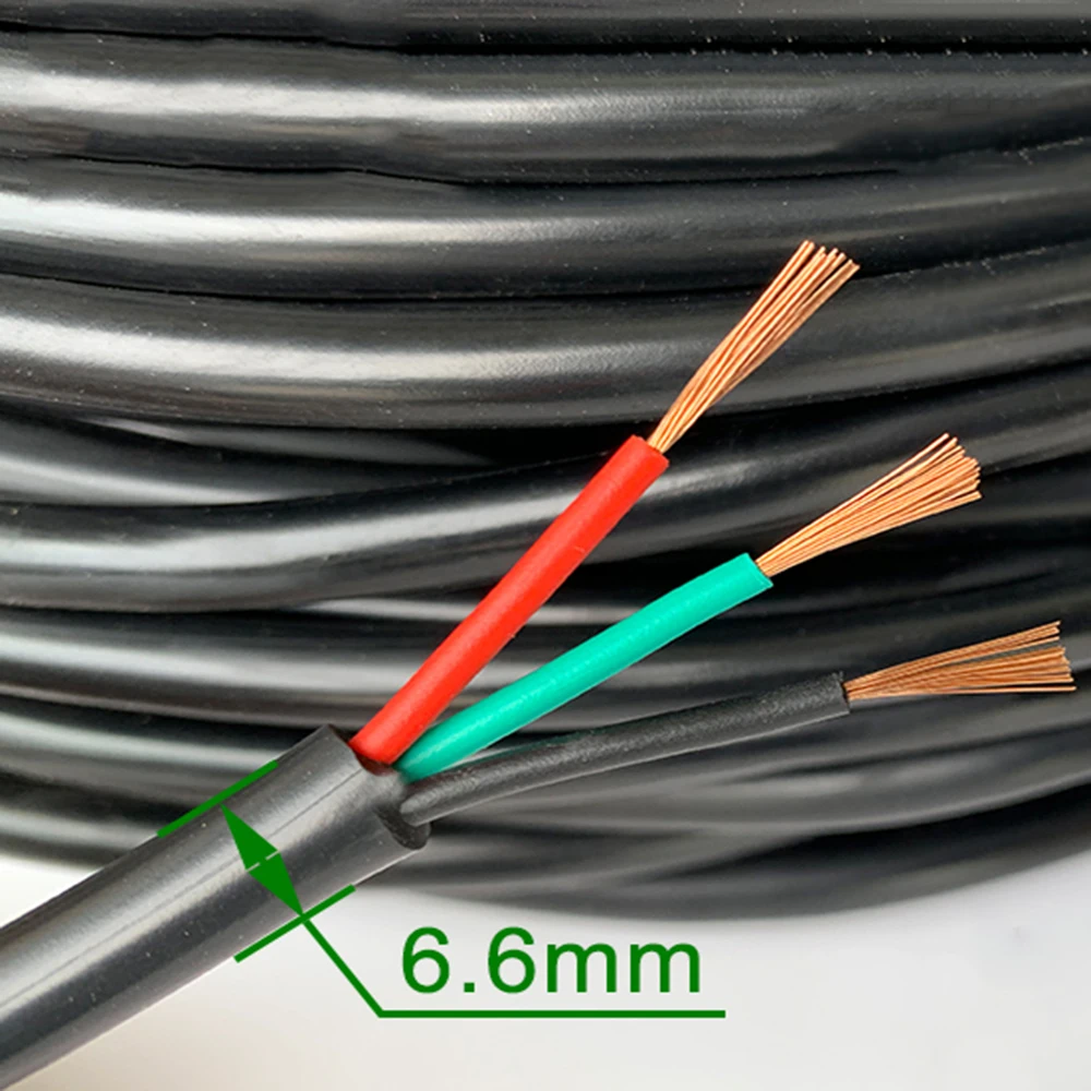 3 core 4 core 5 core Car Modified Wire Sheath Cable National Standard 0.5/0.75/1.25 Square Pure Copper Car Circuit Line Black