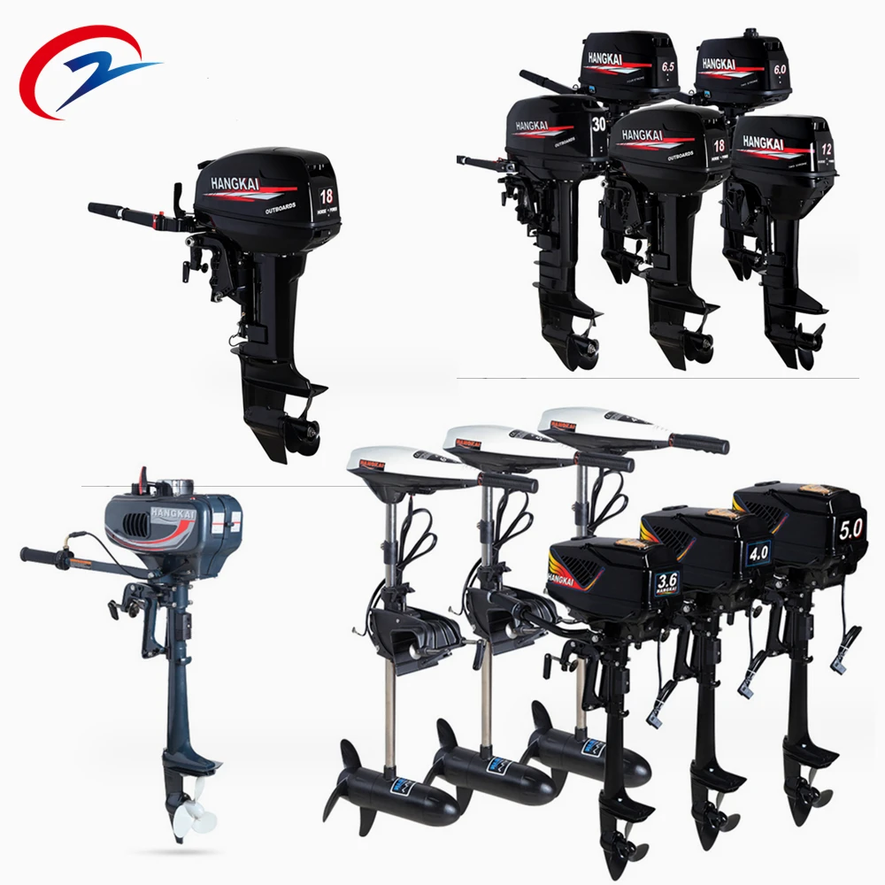 

2.3/4/6-18HP 2/4/6 Stroke Outboard Motor Boat Engine for Fishing Boat Air/Water Cooling System CDI System Propeller Heavy Duty