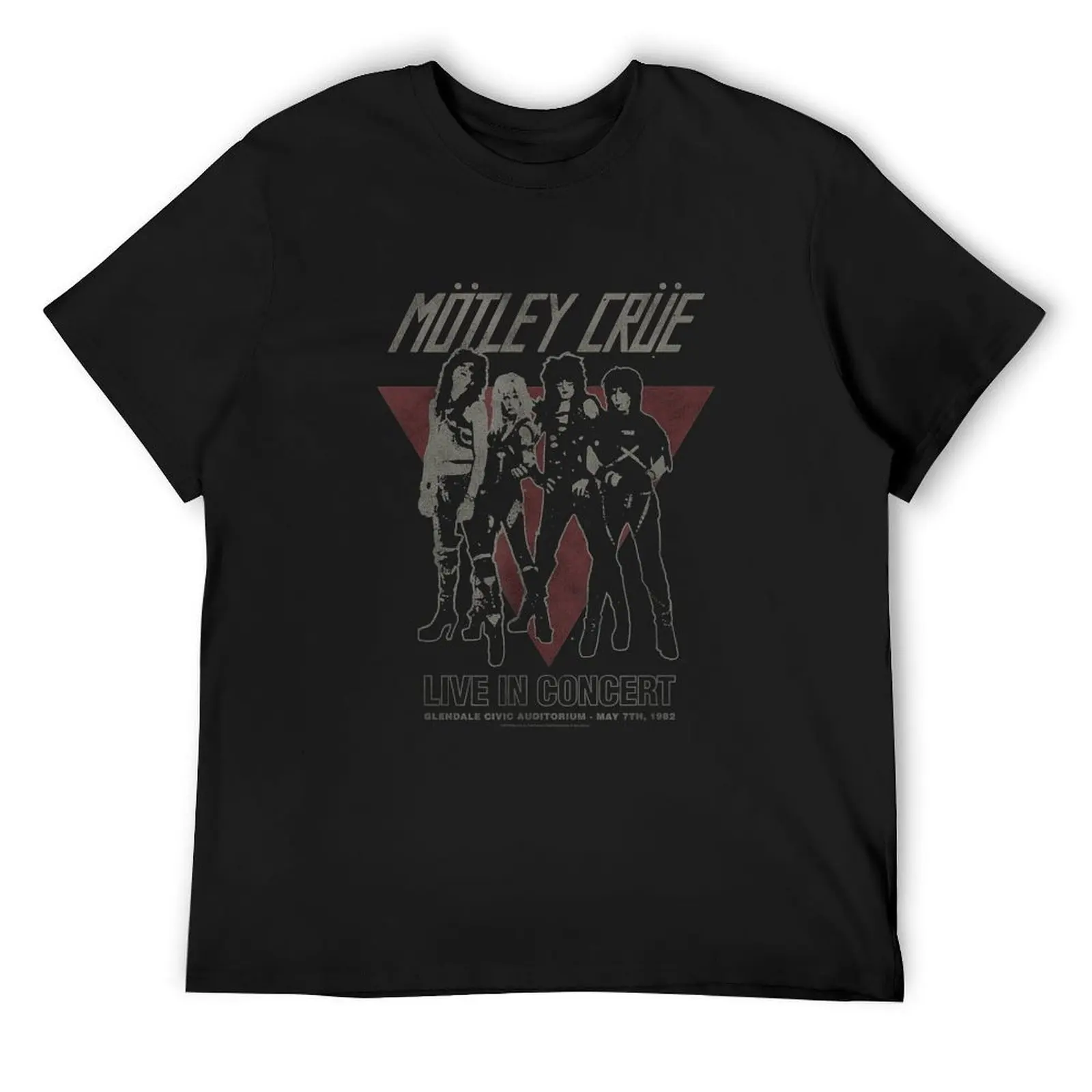 

Mtley Crüe - Vintage Glendale T-Shirt for a boy man clothes t shirts men