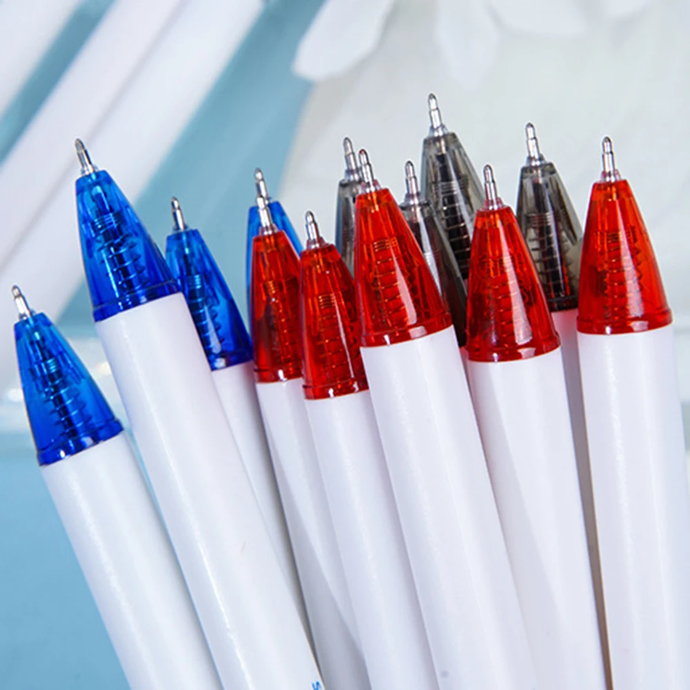 Einziehbares Gelstift-Set mit Stiftminen, rote, schwarze, blaue Tinte für Schüler, Schreibwaren – Detail 8