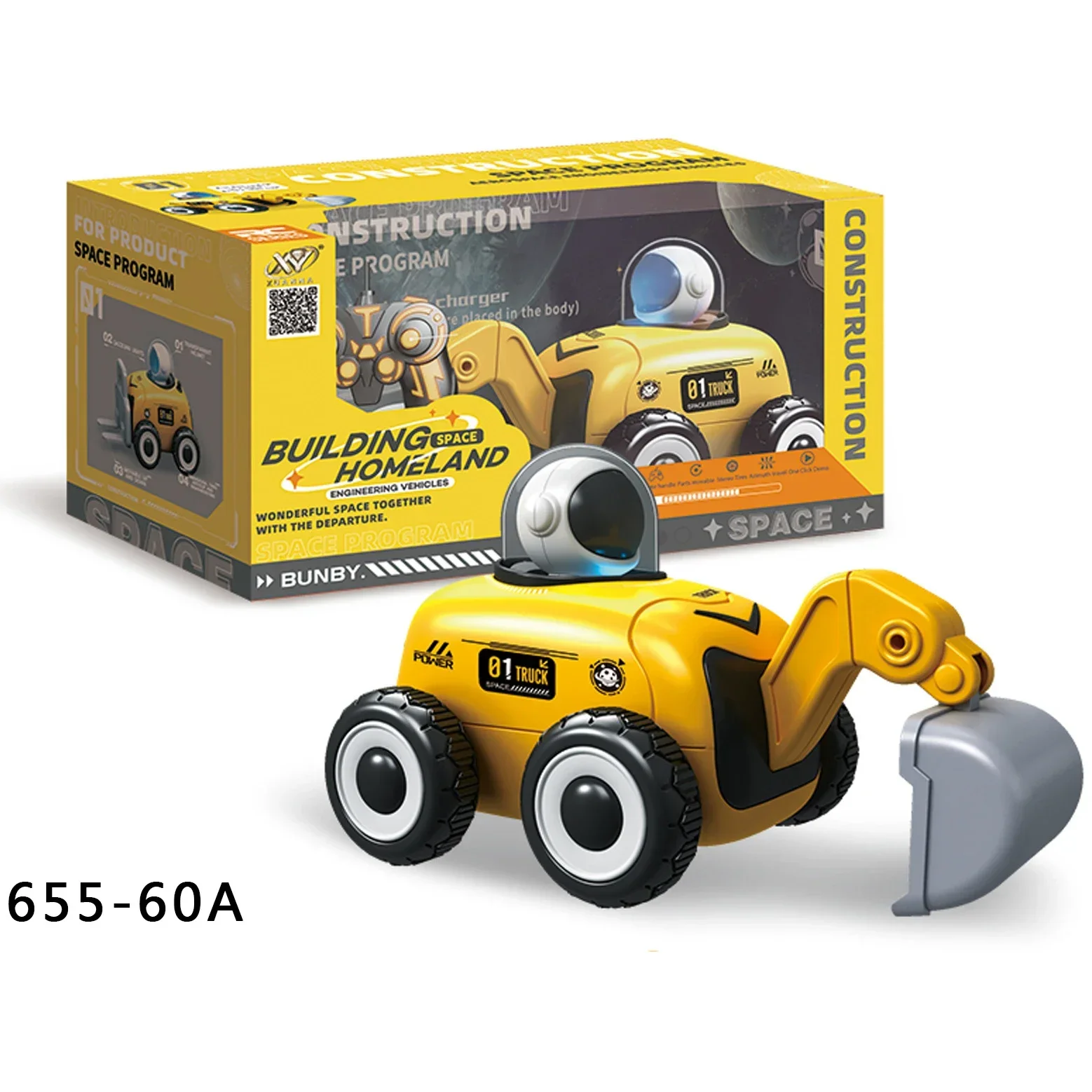 Coche teledirigido de juguete de dibujos animados para niños, coche teledirigido, excavadora de Radio Control, camión volquete, Bulldozer, coche eléctrico, juguetes para niños, regalo