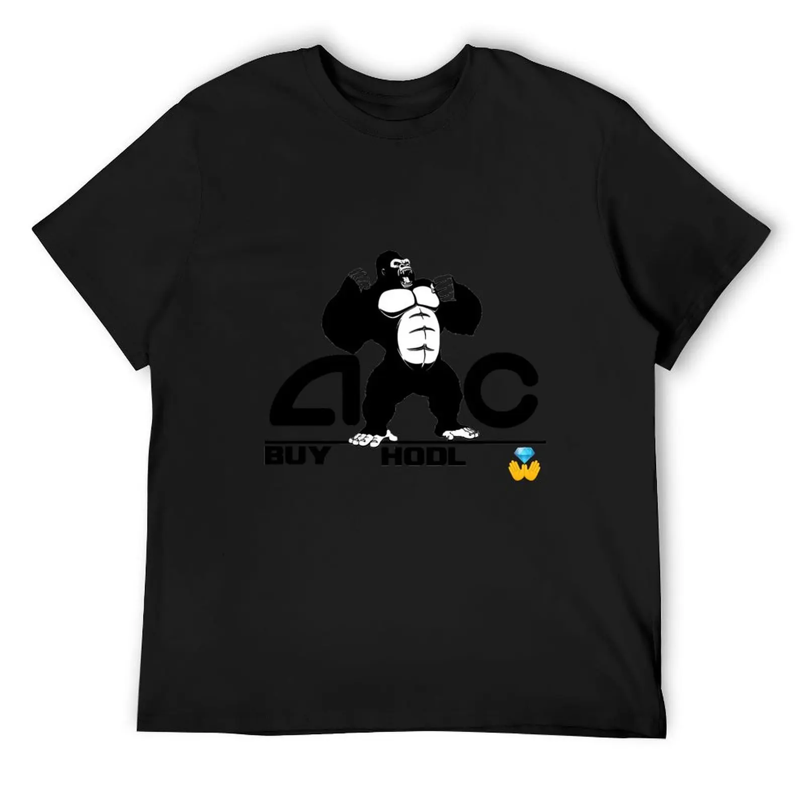 

GORILLA APE HOLD BUY TO THE MOON AMC T-Shirt summer top man clothes custom t-shirts hippie clothes mens t shirts casual stylish