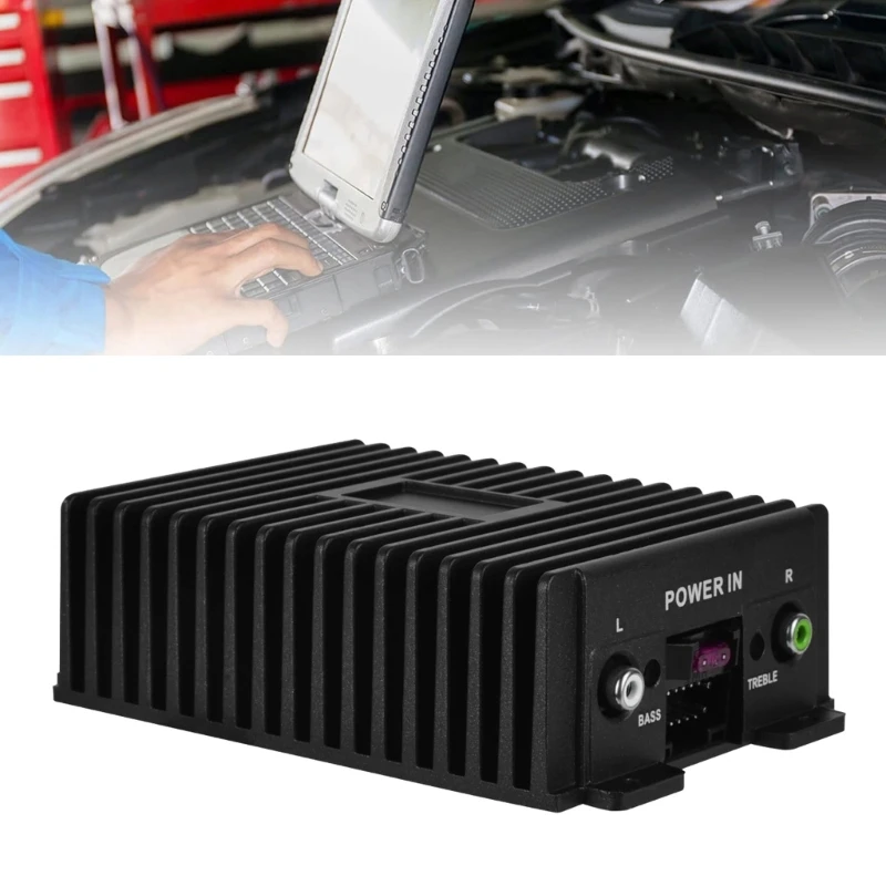 4 Channel Digital Processing Auto Amplifier Suitable for Upgraded Vehicle Sound Stereo Quality, Easy Installation