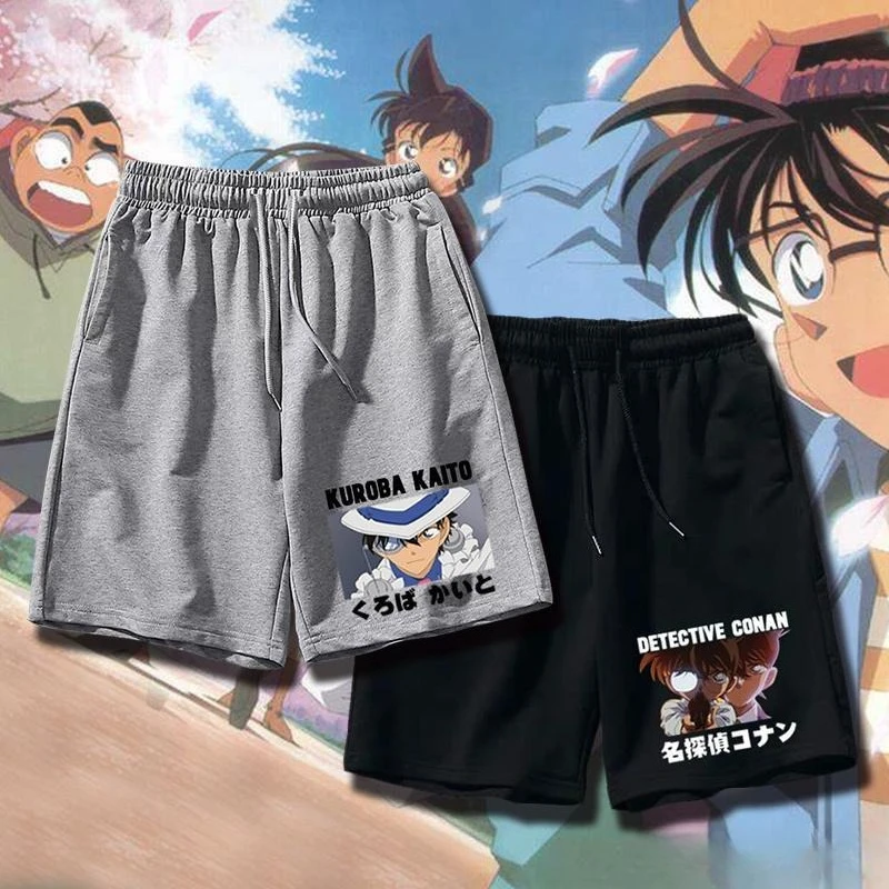 

Название японского аниме Детектив Конан Thief Kiko Уличный стиль Спортивные модные шорты Повседневные повседневные мужские шорты для фитнеса