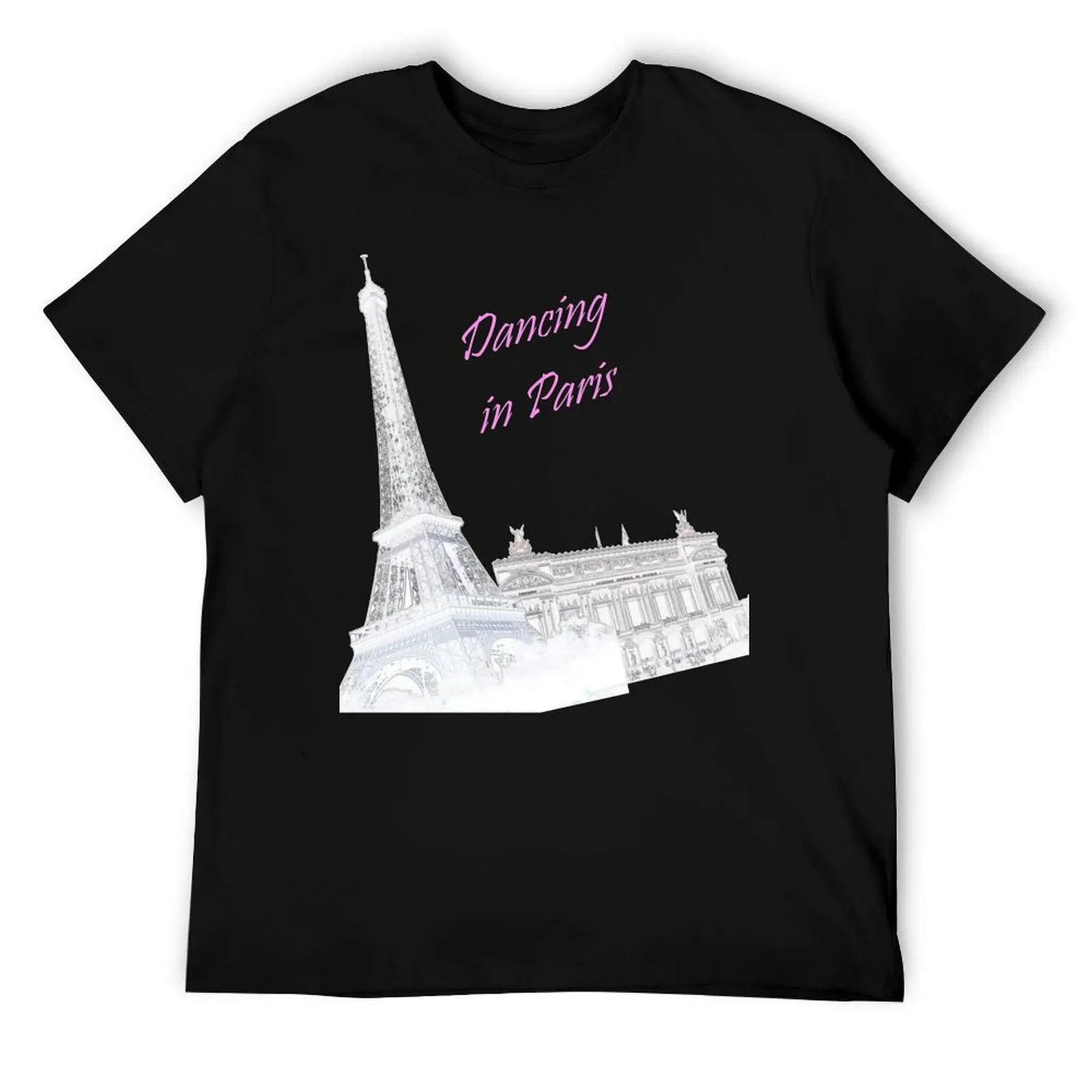 

Kopie von Paris Ballet Dance Eiffel tower L'Opéra T-Shirt man t shirts cotton t shirt custom print T-Shirt