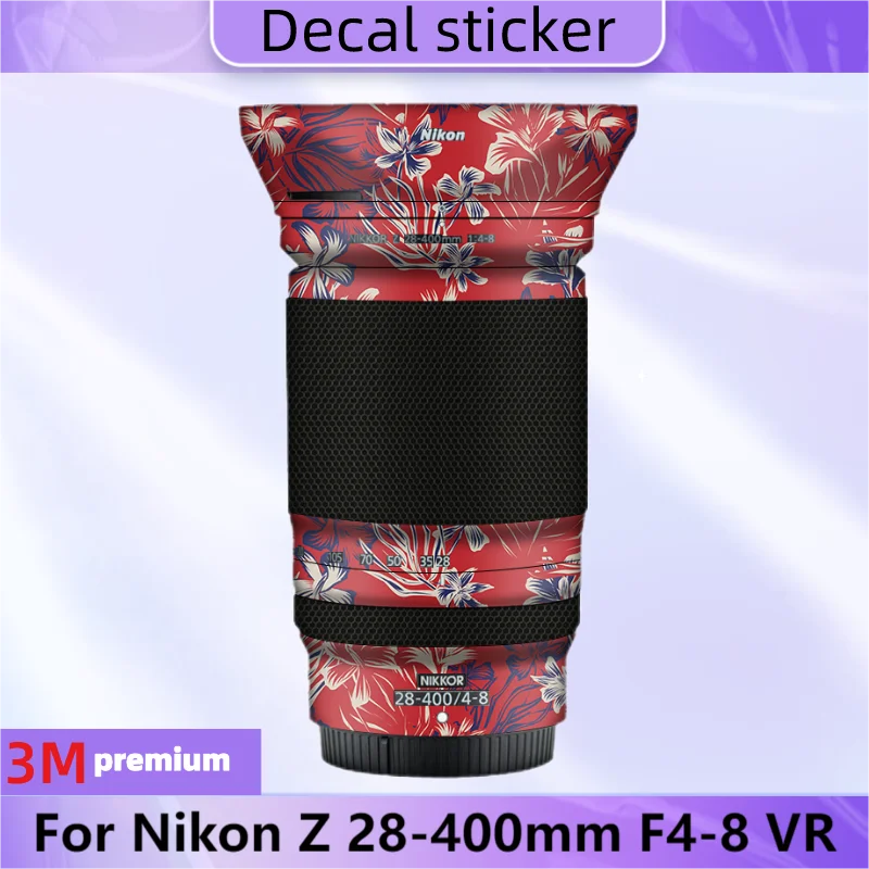 For Nikon Z 28-400mm F4-8 VR Lens Sticker Protective Skin Decal Vinyl Wrap Film Anti-Scratch Protector Coat Z24-400 F\4-8