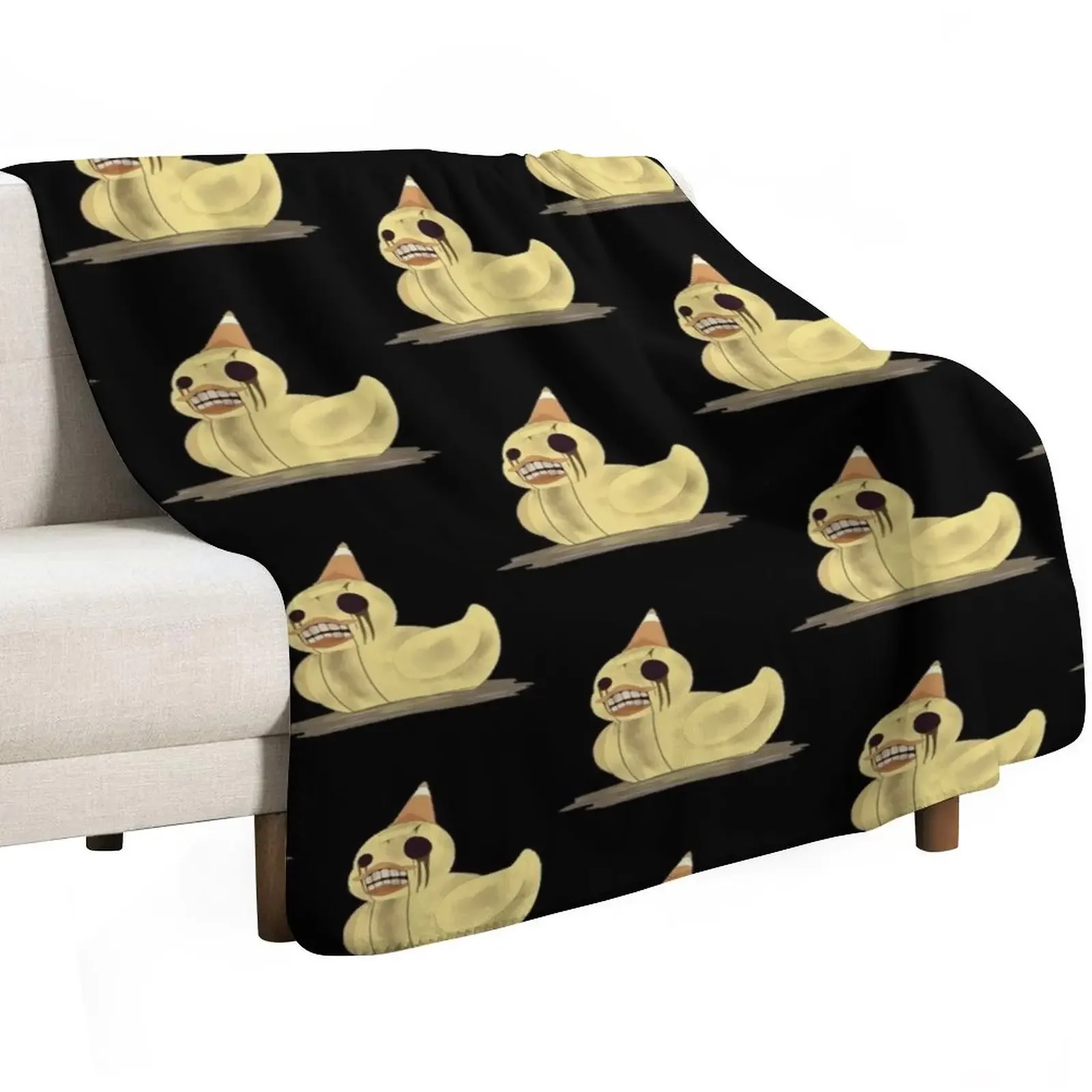 Custom Dark Deception Dread Ducky Throw Blanket Cozy Napping Blanket Gift For Mom Dad