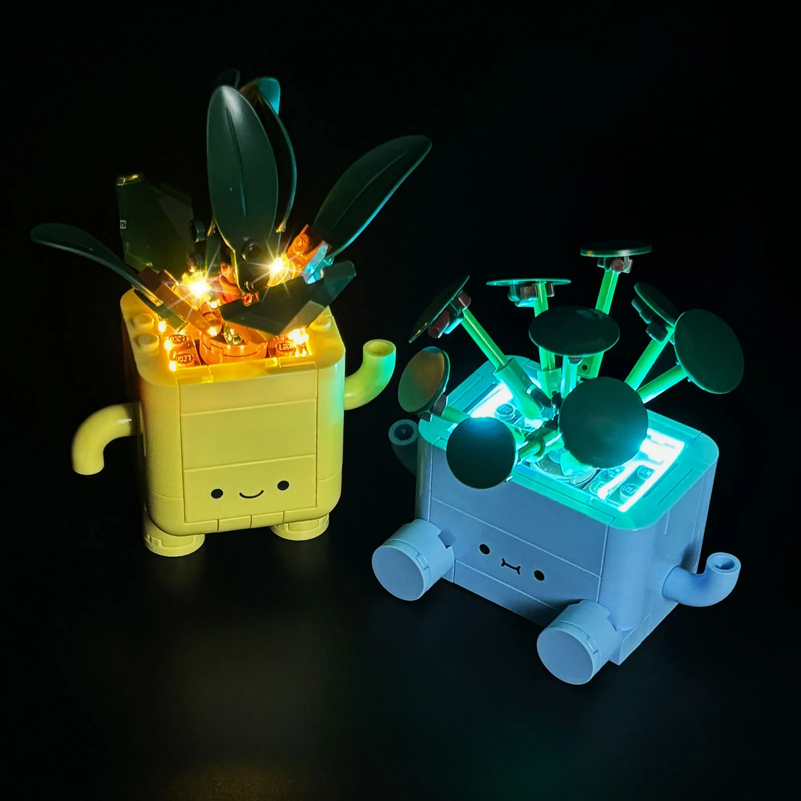 LYBMTWF LED Lighting Kit Compatible with Lego 10349 Happy Plants (NOT Include The Model Bricks)