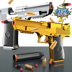 Upgrade Unstuck Shell] Toy Gun With Jumping Shell,88PCS Foam Blasters Set (1 Toy Gun + 24 Shells + 60 Bullets + 2 Bullet Clips