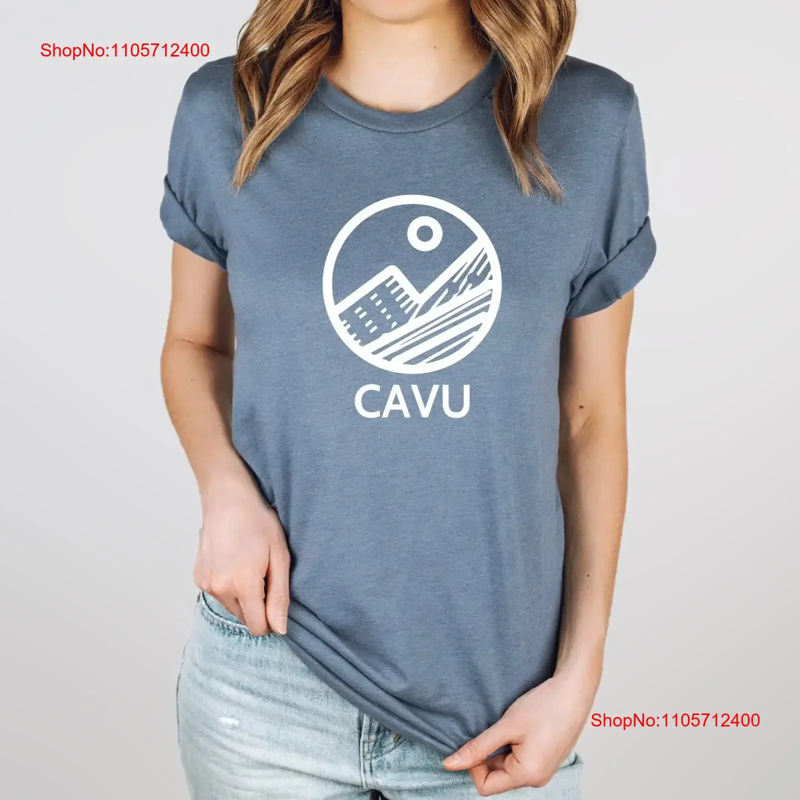 CAVU T Shirt Ceilings and Visibility Unlimited PiloT Cute Trendy Aviation Modern for vintage Washed Breathable Unisex homme