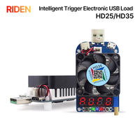 RIDEN HD25 HD35 Trigger QC2.0 QC3.0 Electronic USB Load resistor Discharge battery test adjustable current voltage for meter