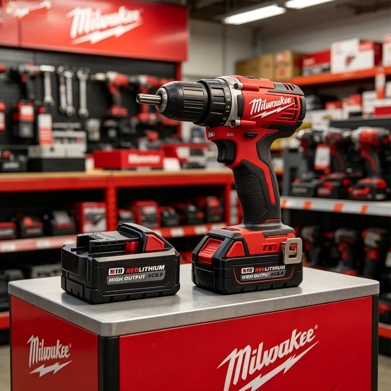 

8.0Ah M18 Charge Battery For Milwaukee 18V 48-11-1860 impact wrench Strong Power Heavy Duty Cordless Power Tools Battery