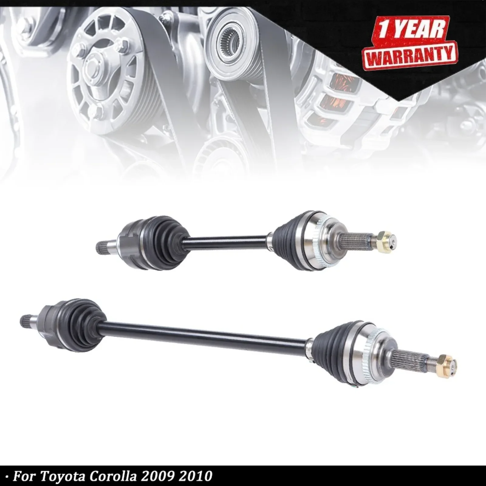 

Cv Axle Shaft 2Pc Front Fit for Toyota Corolla 2009 2010-2012 66522466-5228